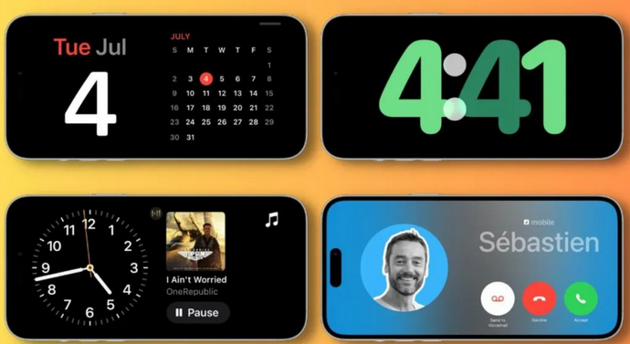 矿区苹果手机维修分享iOS17横屏充电待机显示有什么好处 
