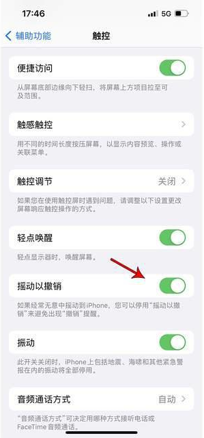 矿区苹果手机维修分享iPhone手机如何设置摇一摇删除文字 